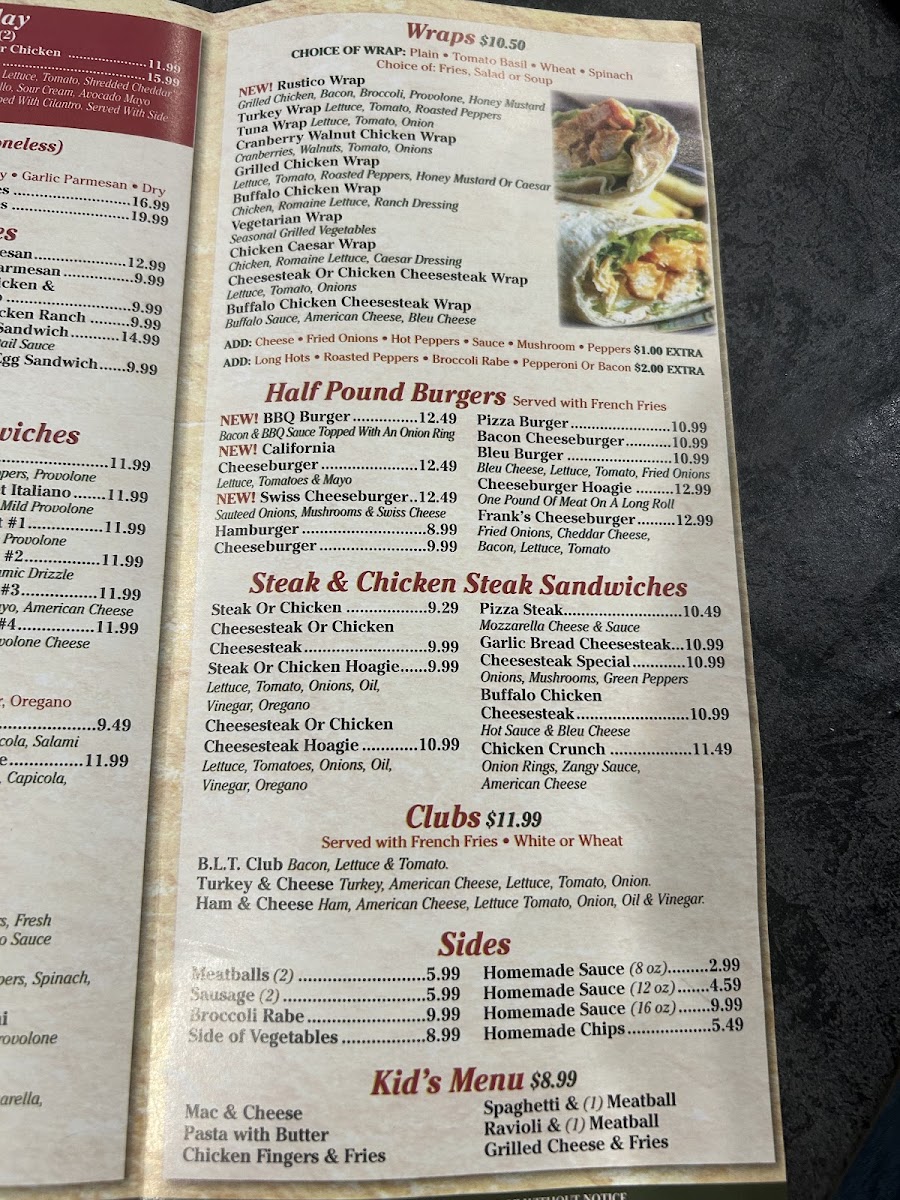 Menu Upper Crust Pizza & Italian Restaurant-5